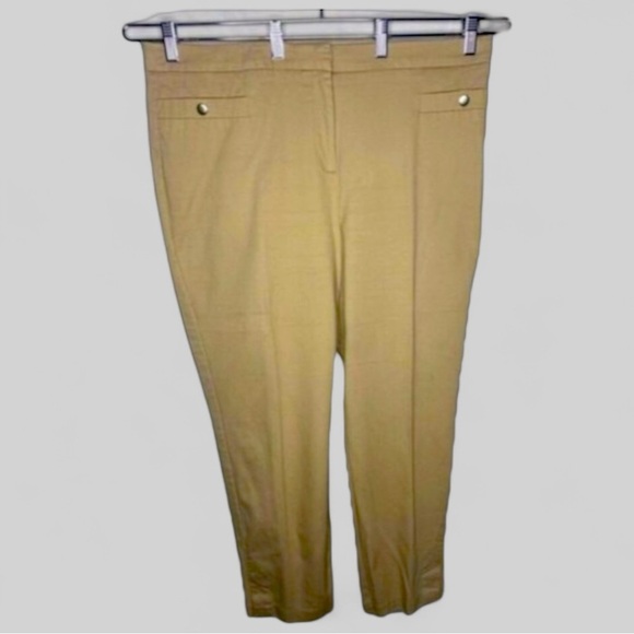 Covington Pants - Covington straight leg‎ pants tan color textured material